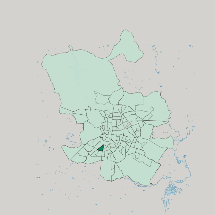 Map showing Opañel — In Madrid