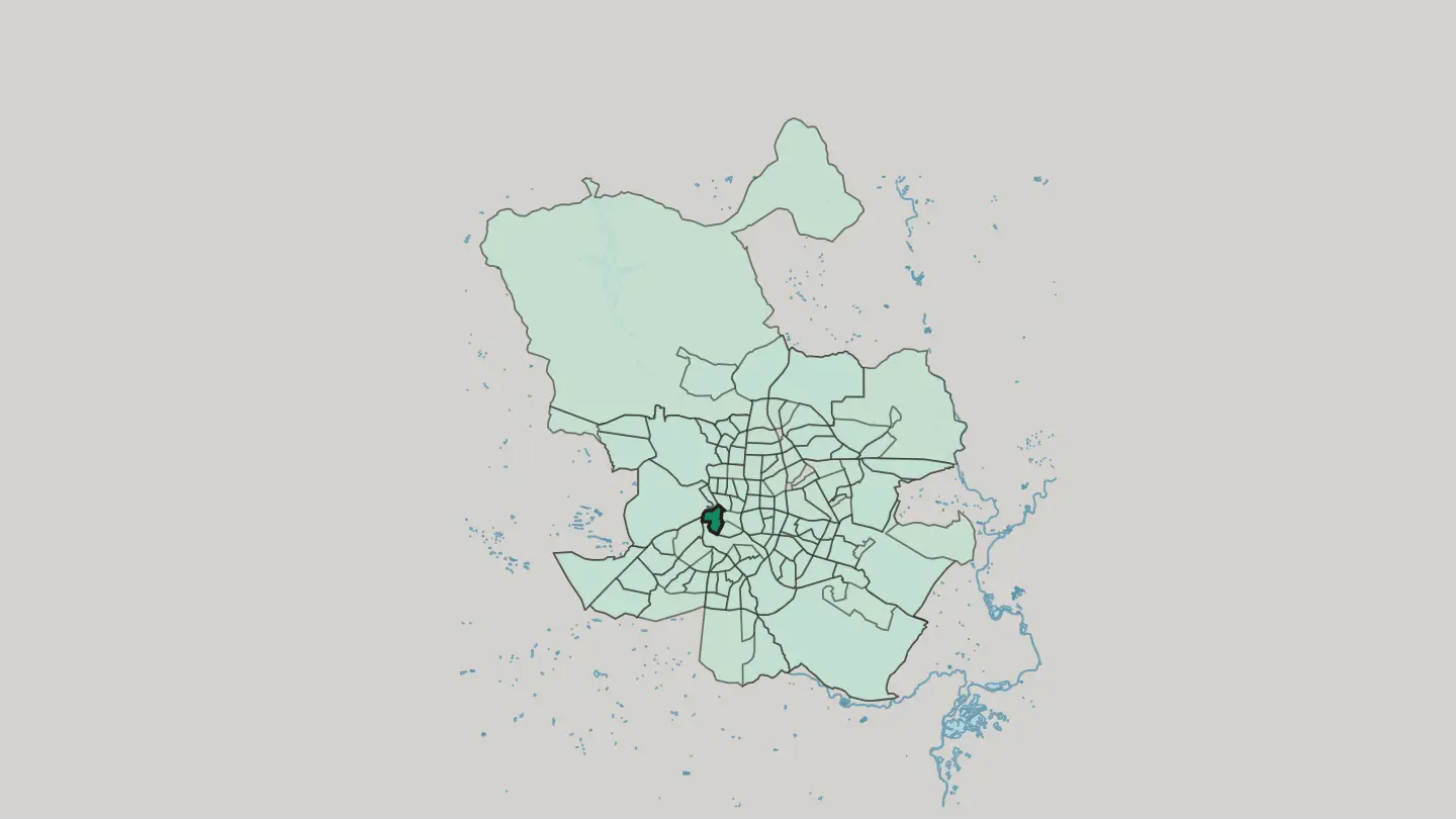 Map of Palacio in Madrid