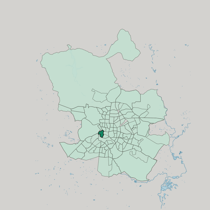 Map showing Palacio — In Madrid