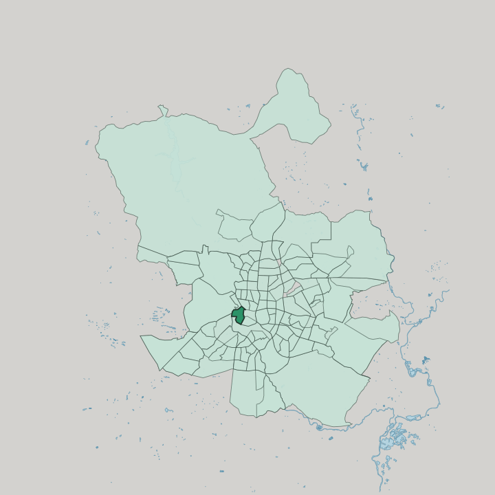 Map showing Palacio — In Madrid