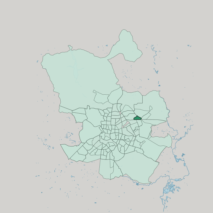 Map showing Palomas — In Madrid