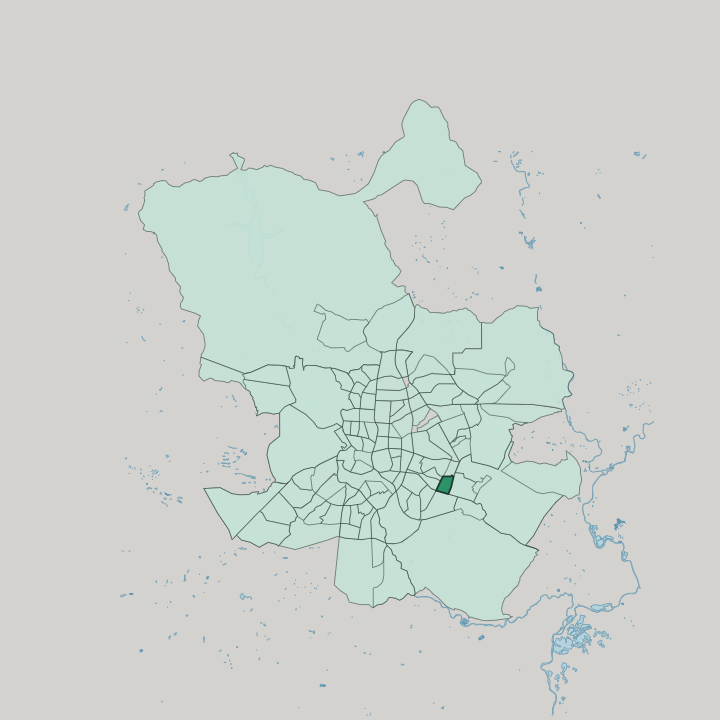 Map showing Pavones — In Madrid