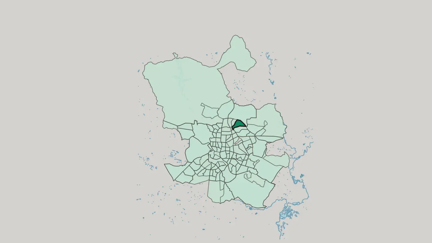 Map of Pinar del Rey in Madrid