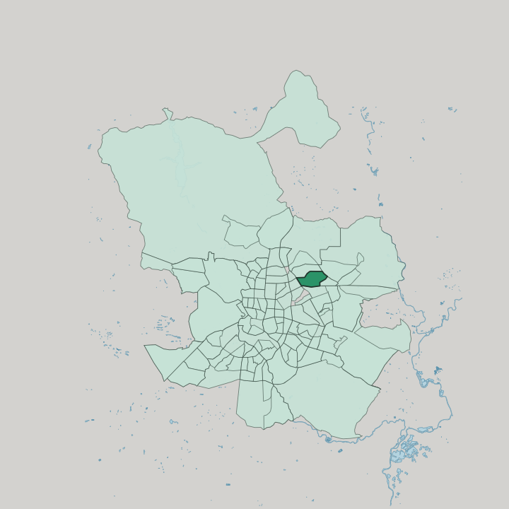 Map showing Piovera — In Madrid