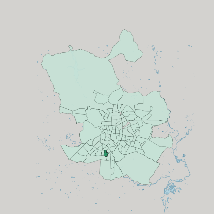 Map showing Pradolongo — In Madrid
