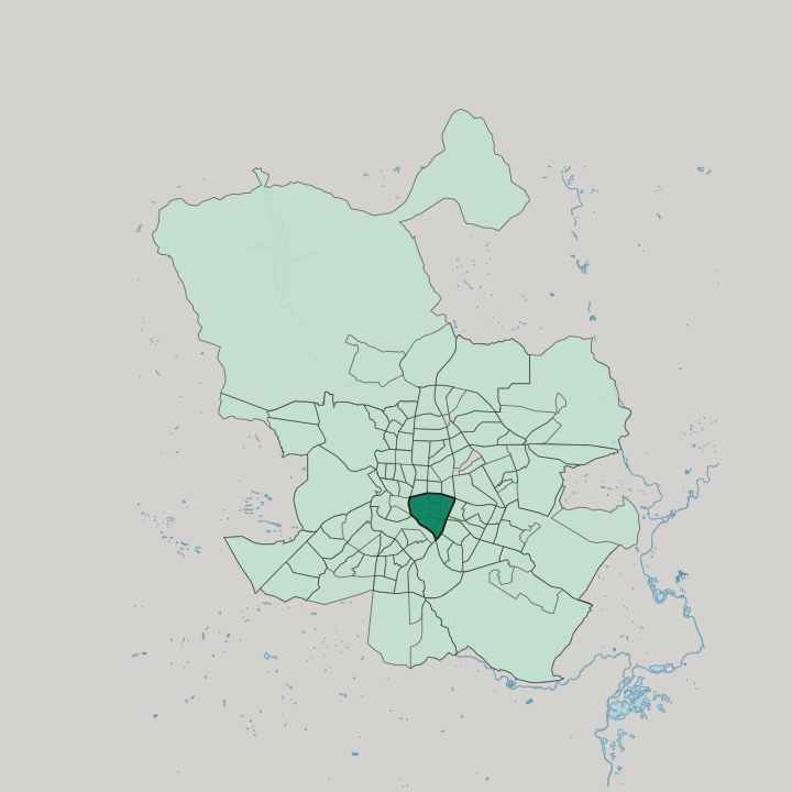 Map showing Retiro — In Madrid