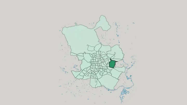 Map of Rosas in Madrid