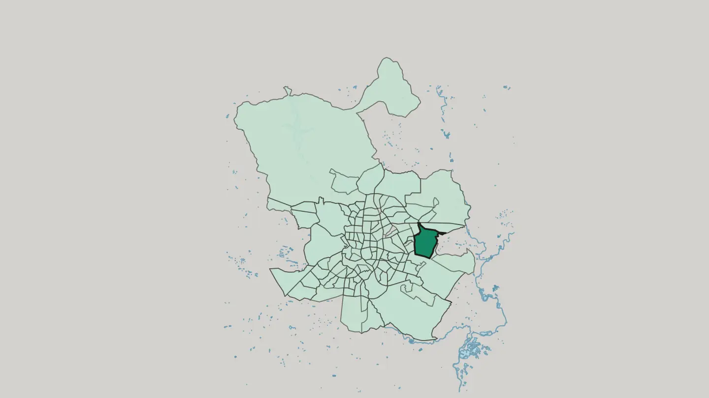 Map of Rosas in Madrid
