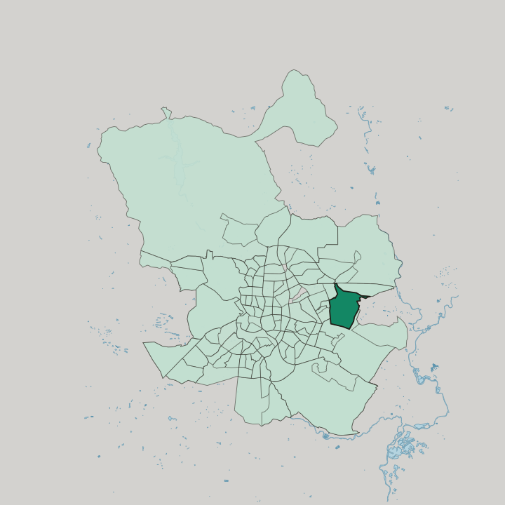 Map showing Rosas — In Madrid