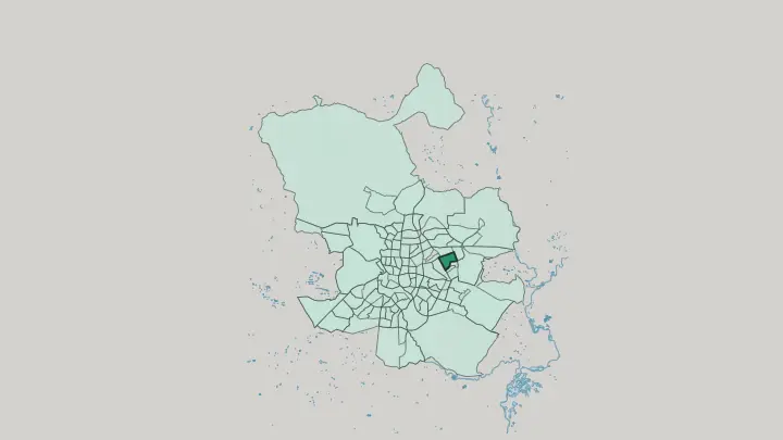 Map of Simancas in Madrid