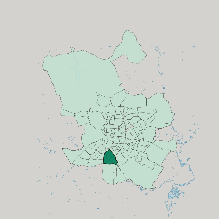 Map showing Usera — In Madrid