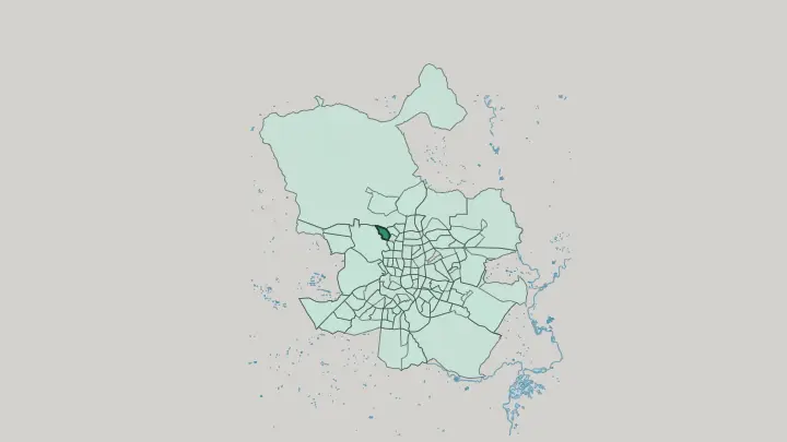 Map of Valdezarza in Madrid