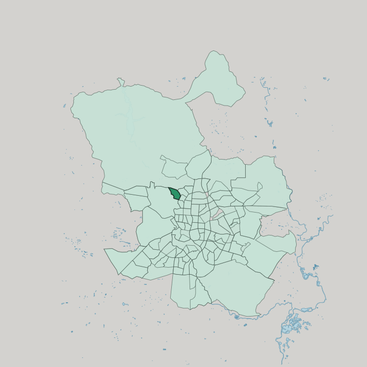 Map showing Valdezarza — In Madrid
