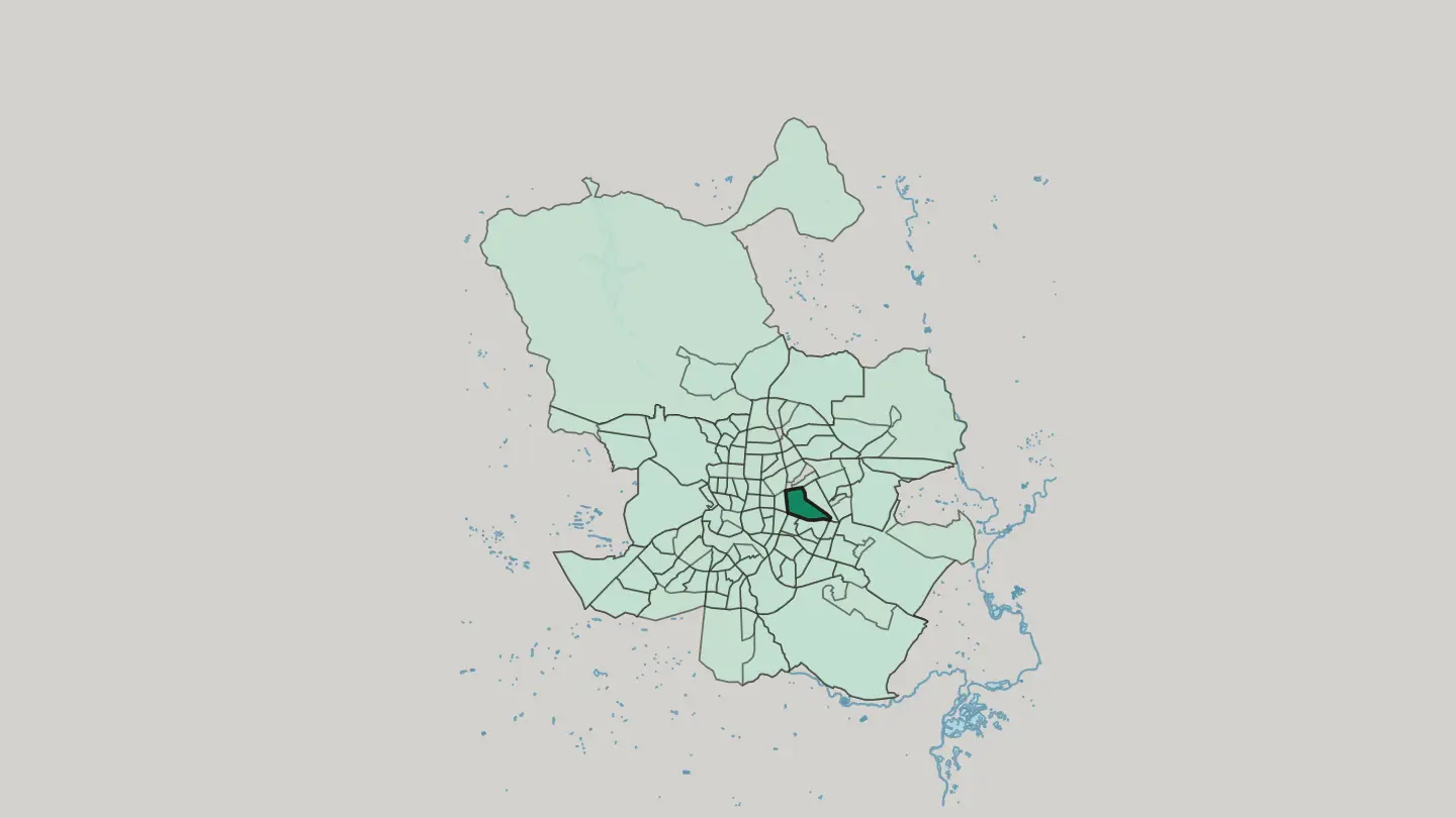 Map of Ventas in Madrid