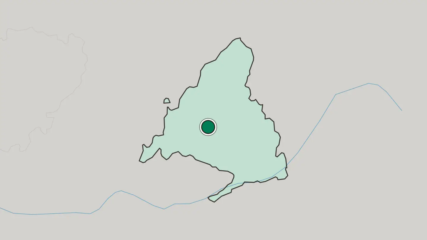 Map of Majadahonda in Spain