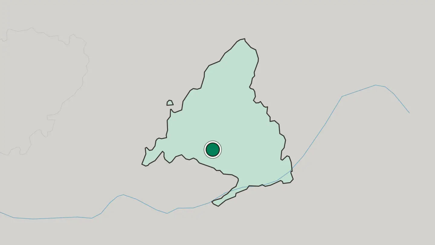 Map of Móstoles in Spain
