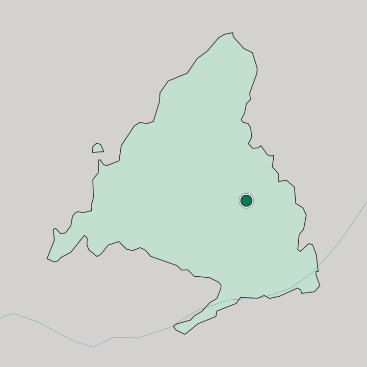 Map showing Torrejón de Ardoz — In Comunidad de Madrid