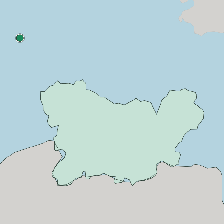 Map showing Santiago de Compostela — In Galicia