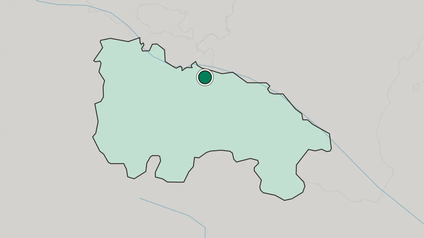 Map of Logroño in Spain