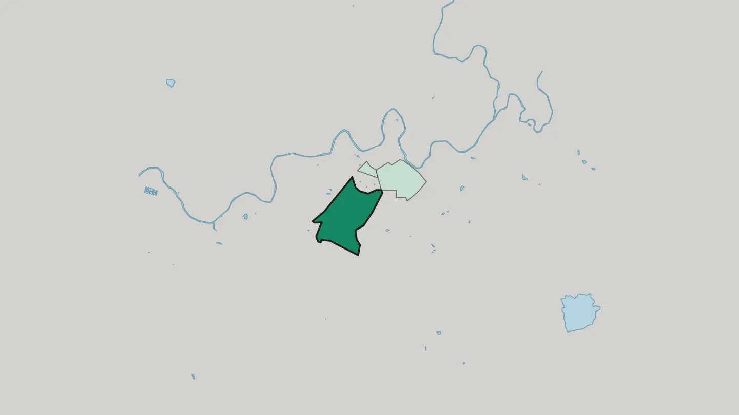 Map of Iturrama in Pamplona