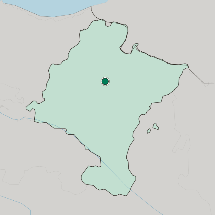 Map showing Pamplona — In Navarra