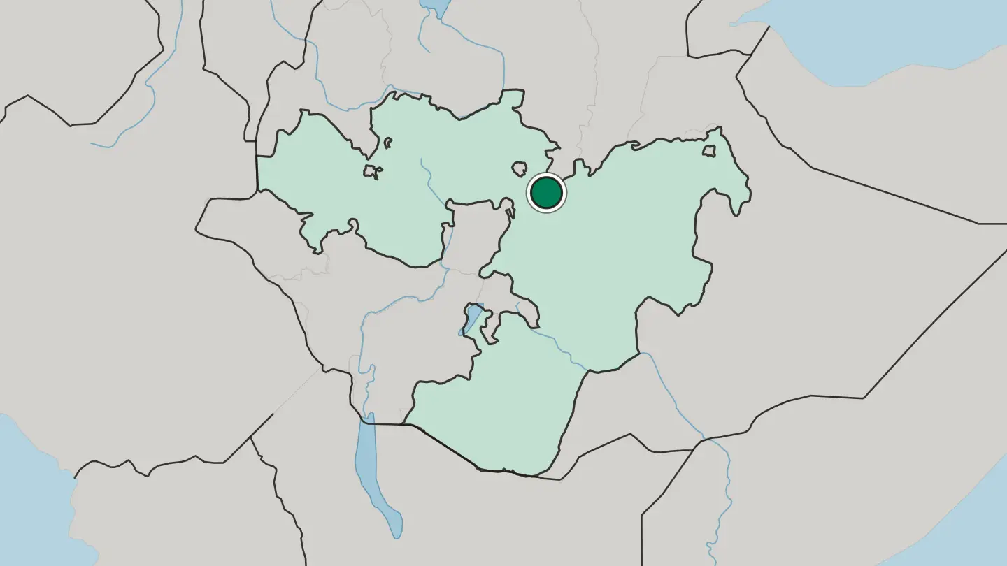 Map of Nazrēt in Ethiopia