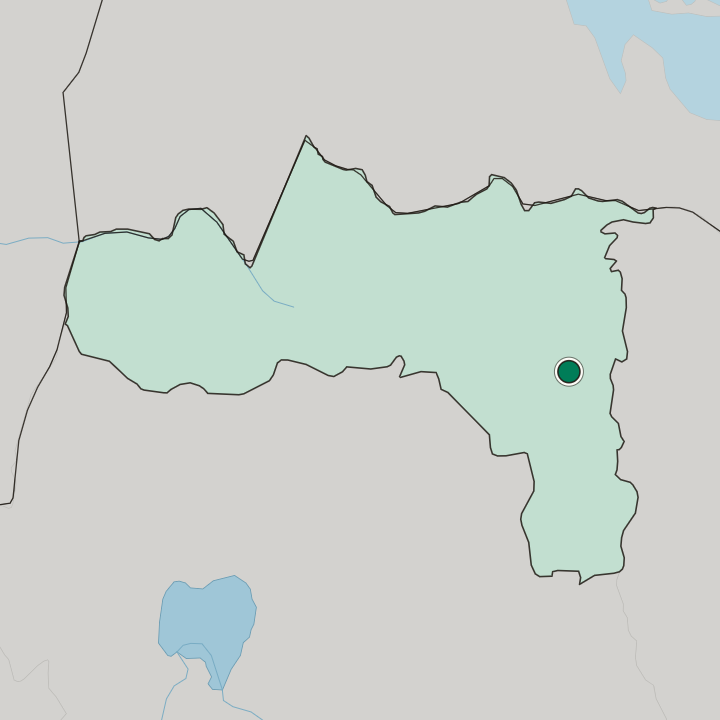 Map showing Mek'ele — In Tigray Region