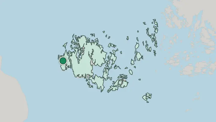 Map of Eckerö in Finland