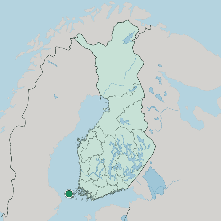 Map showing Finström — In Finland
