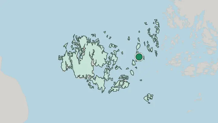 Map of Kumlinge in Finland