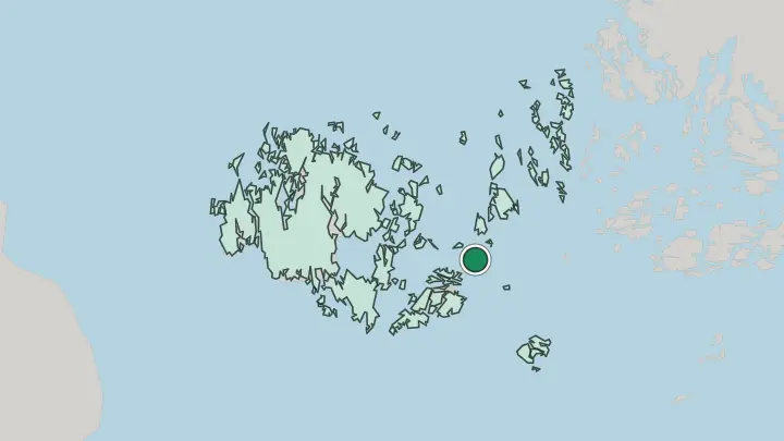 Map of Sottunga in Finland