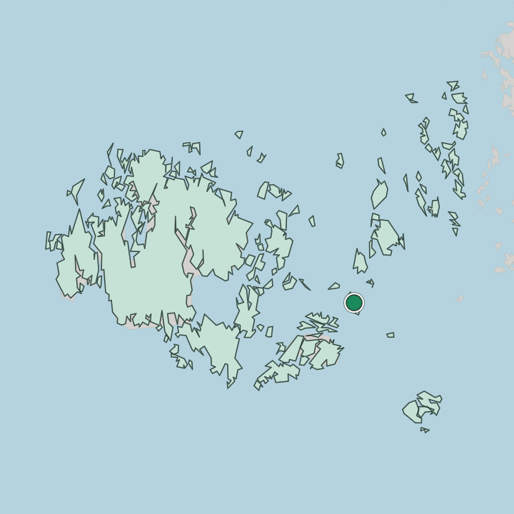 Map showing Sottunga — In Åland