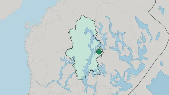Map of Hankasalmi in Finland