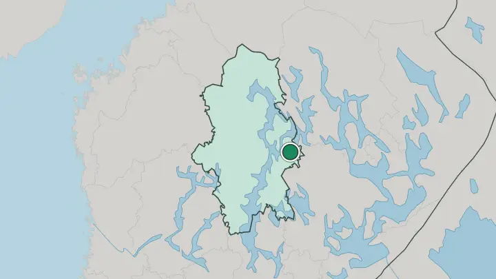 Map of Hankasalmi in Finland