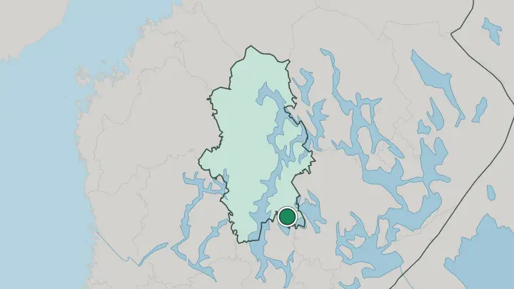 Map of Joutsa in Finland