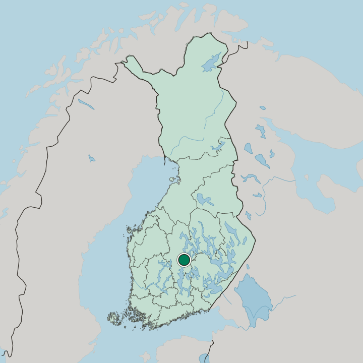 Map showing Mattilanpelto — In Finland
