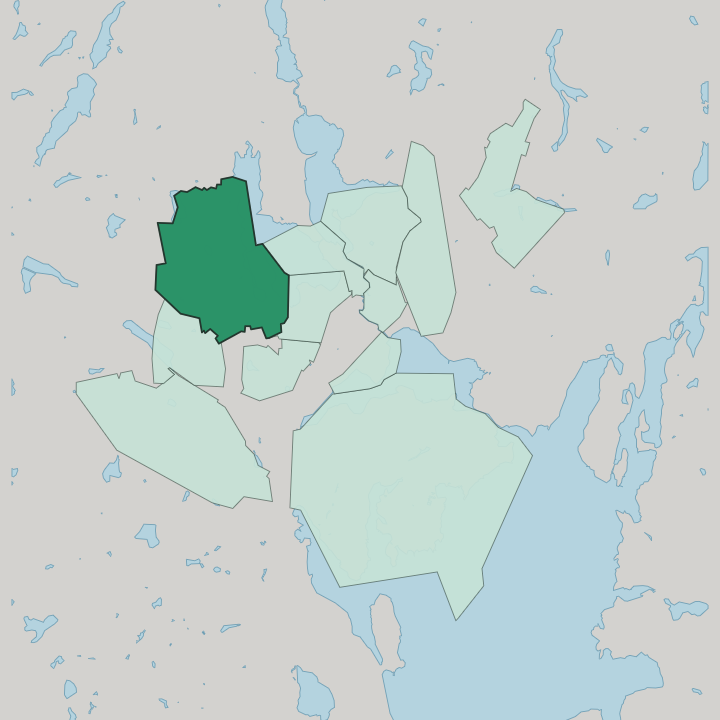 Map showing Kortepohja — In Jyväskylä