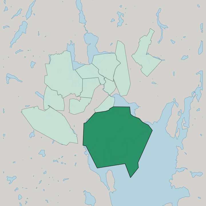 Map showing Kuokkala — In Jyväskylä