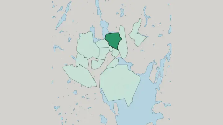 Map of Lohikoski in Jyväskylä