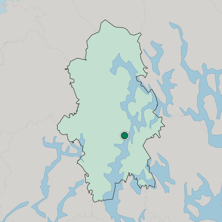 Map showing Mattilanpelto — In Central Finland