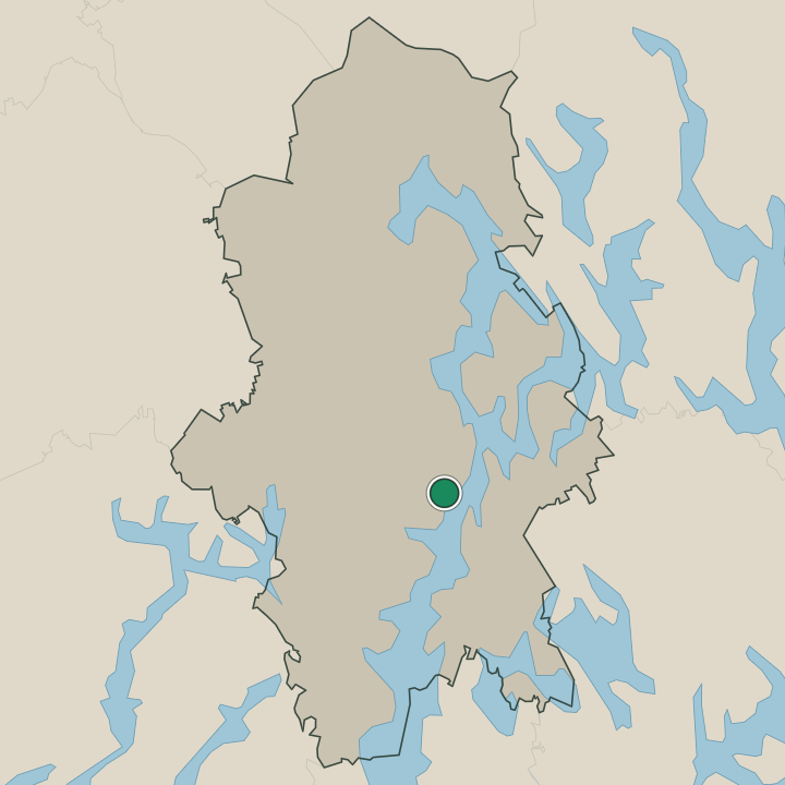 Map showing Jyväskylä in Central Finland