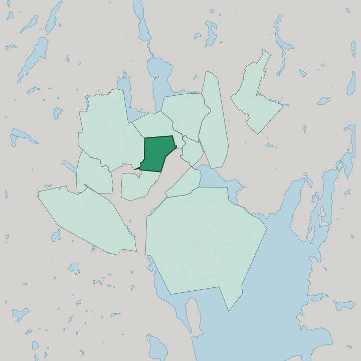 Map showing Nisula — In Jyväskylä