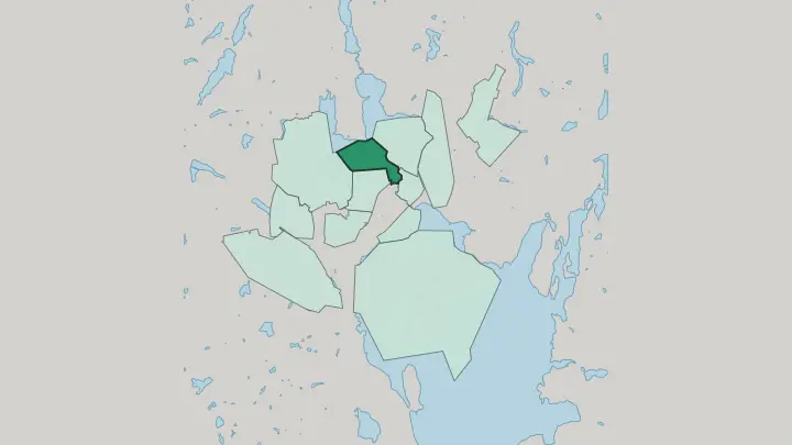 Map of Taulumäki in Jyväskylä