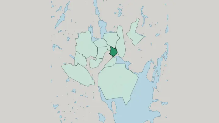Map of Tourula in Jyväskylä