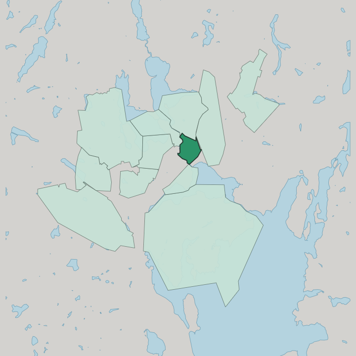 Map showing Tourula — In Jyväskylä