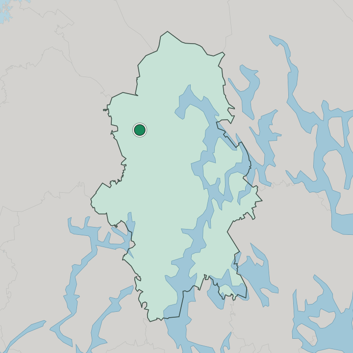 Map showing Karstula — In Central Finland