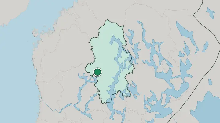 Map of Keuruu in Finland