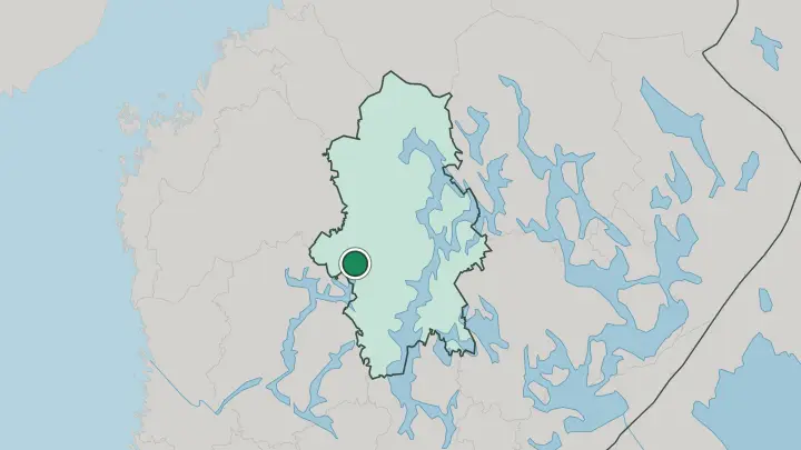 Map of Keuruu in Finland