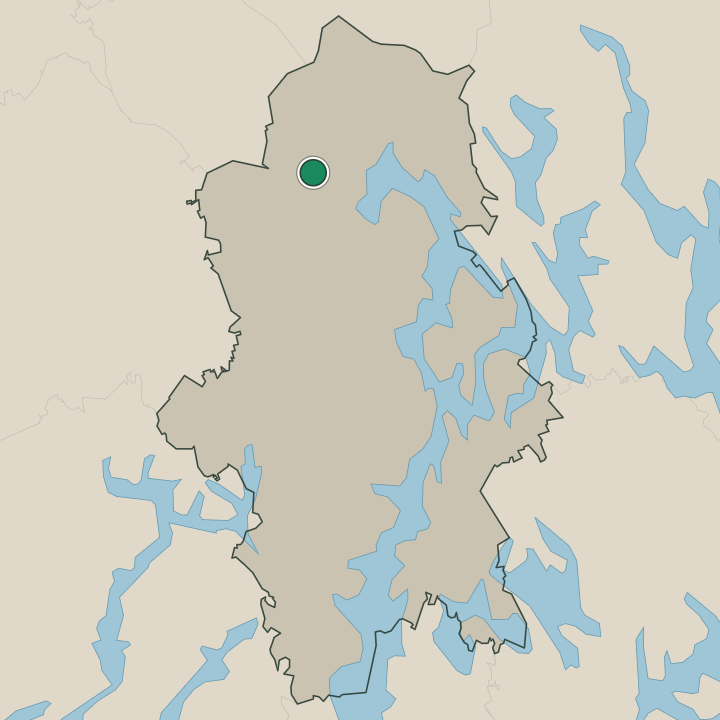 Map showing Kivijärvi in Central Finland