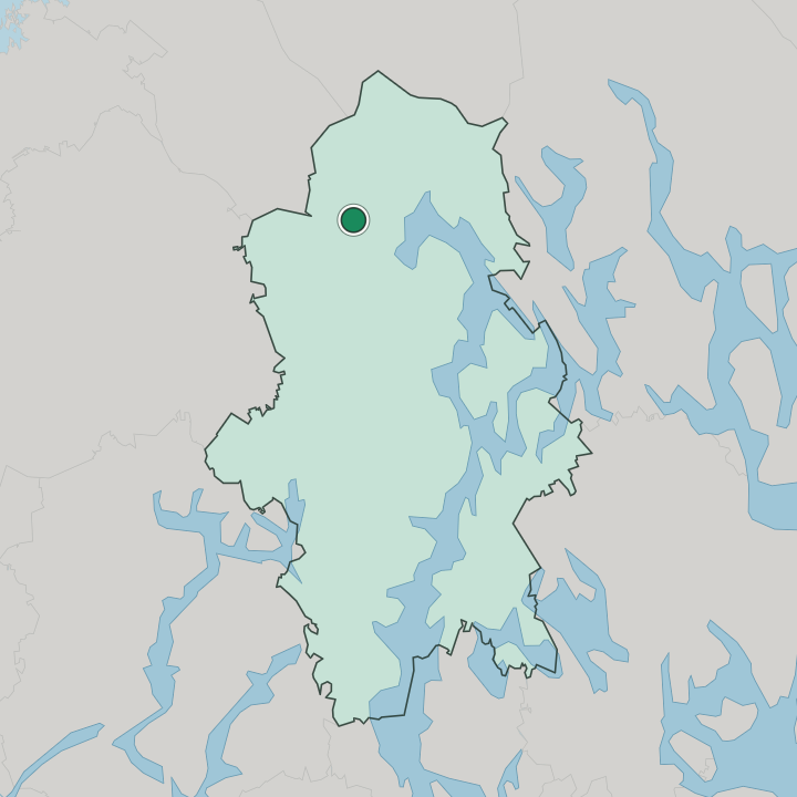 Map showing Kivijärvi — In Central Finland